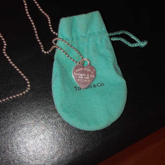 Tiffany & Co. Jewelry - Tiffany & Co Heart Tag Pendant Necklace